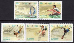 007 - Fujeira - Olympic Games - Germany Munchen 1972 - MNH Set