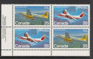 Canada #906a LL PL BL Canadian Aircraft 35