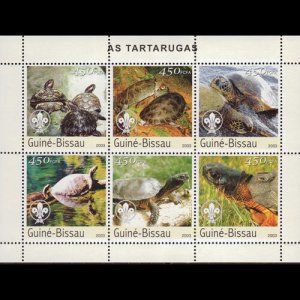 GUINEA-BISSAU 2003 - MI# 2583 S/S Turtles NH