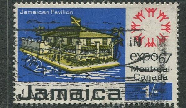 Jamaica -Scott 260- Expo67' -1967 - Used - Single 1/- Stamp