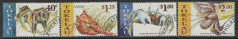 TOKELAU ISLANDS SG290/3 1999 CRABS FINE USED