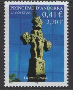 ANDORRA SGF592 2001 GROSSA CROSS MNH