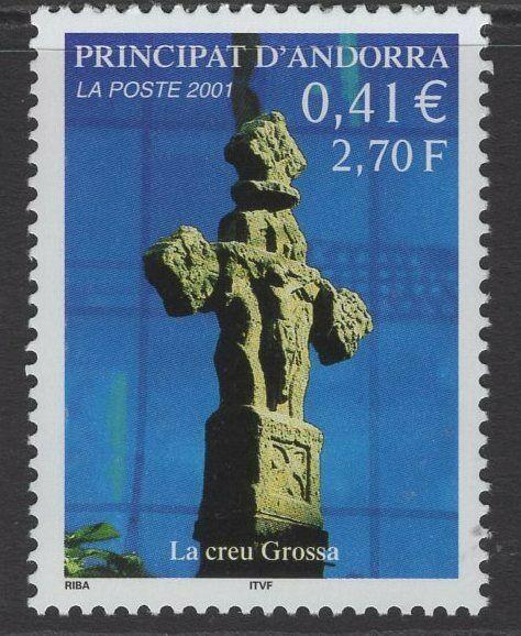 ANDORRA SGF592 2001 GROSSA CROSS MNH