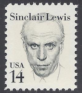 #1856a 14c Sinclair Lewis 1985 Mint NH