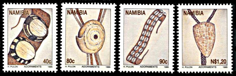 Namibia 787-790, MNH, Body Adornments