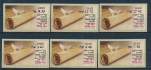 ISRAEL 2024 ANIMALS FROM THE BIBLE ATM LABEL ASHDOD MACHINE 300 SET