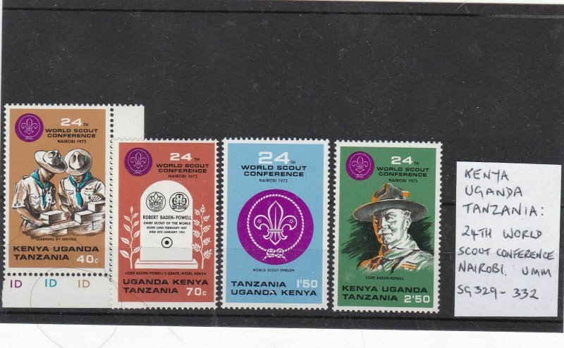 kenya uganda tanzania mnh scouts  stamps Ref 9254