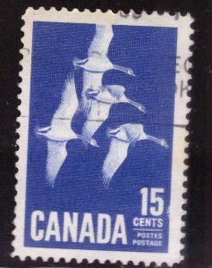 Canada Scott 415 Used Bell Canadian Geese stamp