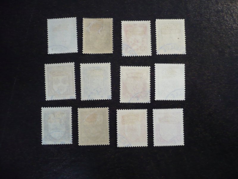 Stamps - France - Scott# B135-B146 - Used Set of 12 Stamps