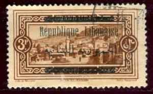 Lebanon; 1928: Sc. # 91: O/Used Single Stamp