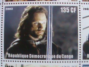 CONGO STAMP:2003- LORD OF THE RINGS MNH SHEET