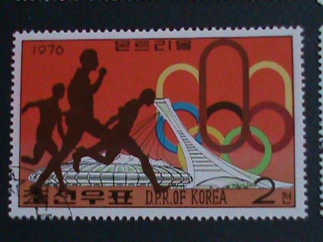 ​KOREA STAMP-1976-SC#1469-74 OLYMPIC GAMES MONTREAL'76-CANADA CTO STAMPS VF