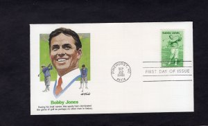 1933 Bobby Jones, FDC, Fleetwood