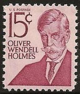 US 1288 Oliver Wendell Holmes 15c single MNH 1968