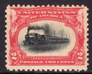 295 U.S 1901 Pan-American Expo Express Train 2¢ MNH CV $40.00