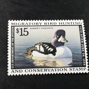 U.S.# RW65-MINT/NEVER HINGED-----FEDERAL DUCK STAMP-----1998