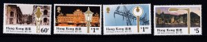 HONG KONG 1990,Century of Electrifacation  MNH set  # 574-577