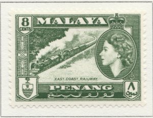 1957 Malaysia Penang 8cMH* Stamp A29P17F32451-