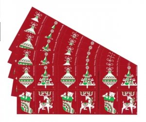 2020 Holiday Delights Christmas  forever stamps   5 Booklets 100pcs