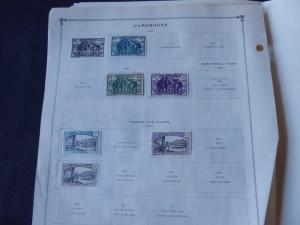 Cameroun 1916-1940 Stamp Collection on Scott Intl Album Pages