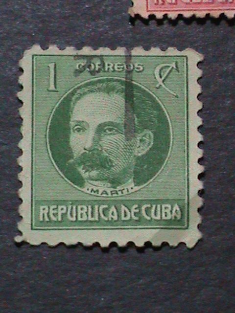 ​CUBA- FAMOUS PERSONS VERY OLD CUBA STAMPS USED- VF WE SHIP TO WORLD WIDE.