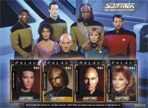 Palau 2008 - Star Trek - Sheet of 4 Stamps - Scott #946 - MNH