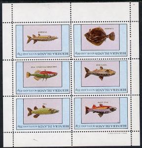 Bernera 1982 Fish (Charr, Pike, Sturgeon, Flounder etc) p...