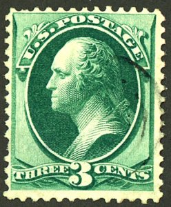 U.S. #158B USED STAIN