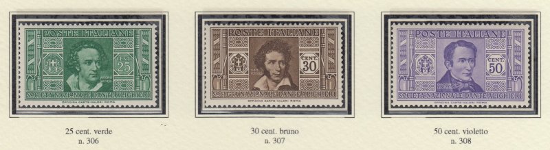 Italy Regno - Sassone n.303-314 cv 600$ MNH** - Dante general set