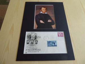 James Bowie photograph and 1956 Texas USA FDC