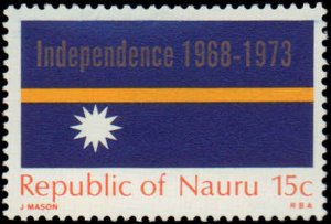 Nauru #88, Complete Set, 1948, Flags, Never Hinged