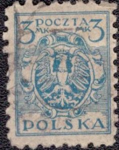 Poland 141 1919 Used