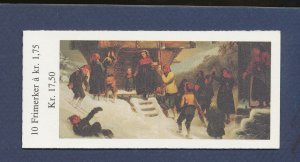 NORWAY -  Scott 815a  - MNH complete booklet - Christmas - 1982 - two scans --c