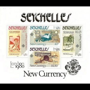 SEYCHELLES 1980 - Scott# 451a S/S London Exhib. NH