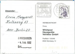 61605 - GERMANY - POSTAL HISTORY - POSTMARK on POSTCARD 1993: MUSIC Menphis-