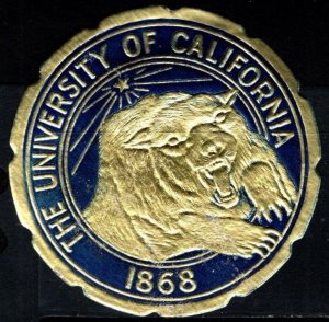 Vintage US Poster Stamp University of California MNH