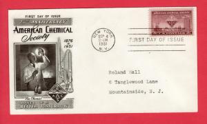 #1002 American Chemical Society - Fleetwood  Cachet!