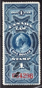 FSC8, van Dam, $1, Used, Federal Supreme Court, 1897 Widow Victoria, Canada