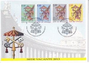 2013 - VATICAN - Scott #1519-22 - FDC