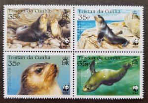 *FREE SHIP Tristan da Cunha WWF Subantarctic Fur Seal 2004 Fauna (stamp) MNH