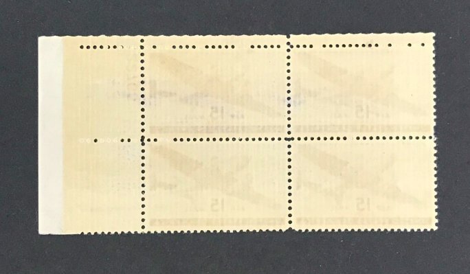 US #C28 Mint VF NH OG. UR Plate Block #22765. Fresh.  16287