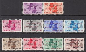 Congo Democratic Republic 371-380 Maps MNH VF