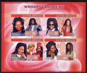 Guinea - Bissau 2007 Whoopi Goldberg imperf s/sheet conta...