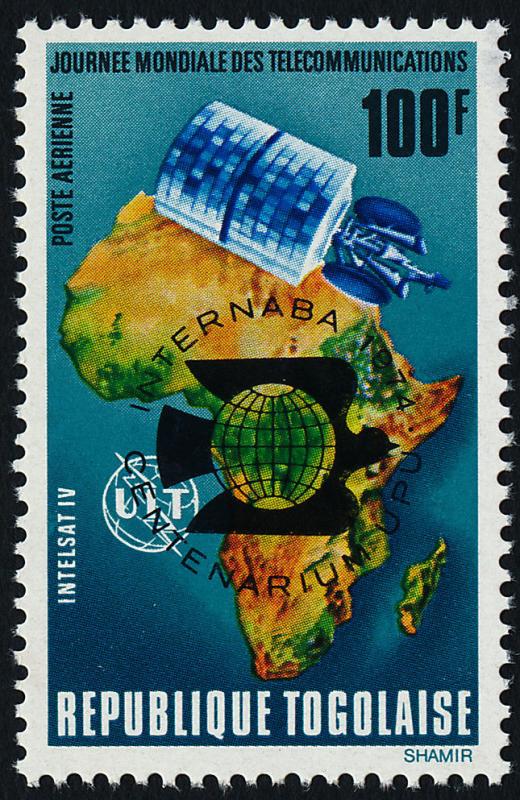 Togo C229 MNH Map, Satellite, INTERNABA o/p