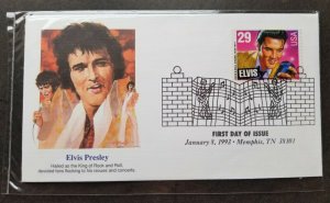 USA US Elvis Presley Celebration 1993 Artist Singer Famous Music Superstar (FDC)