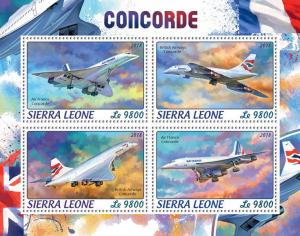 Z08 SRL18413a Sierra Leone 2018 Concorde MNH ** Postfrisch