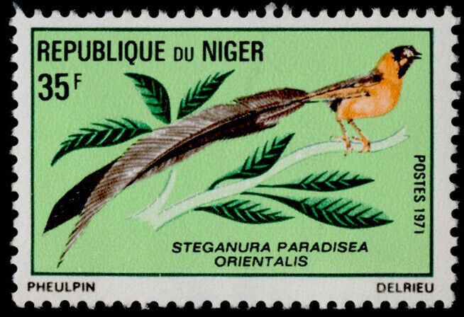 Niger 244 MNH Birds, Broad-tailed Whydah