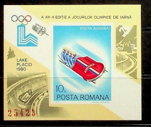 ROMANIA Sc 2932(NOTE) NH IMPERF SOUVENIR SHEET OF 1979 - OLYMPICS