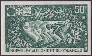 New Caledonia 1972 Sc C86 imperf colour proof MNH**