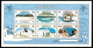 Anguilla 1980 - Salt Industry - Souvenir Sheet - Scott 386a - MNH